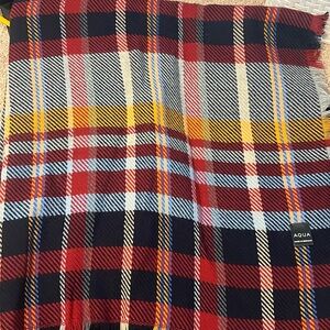 Plaid Blanket Scarf, Like New
